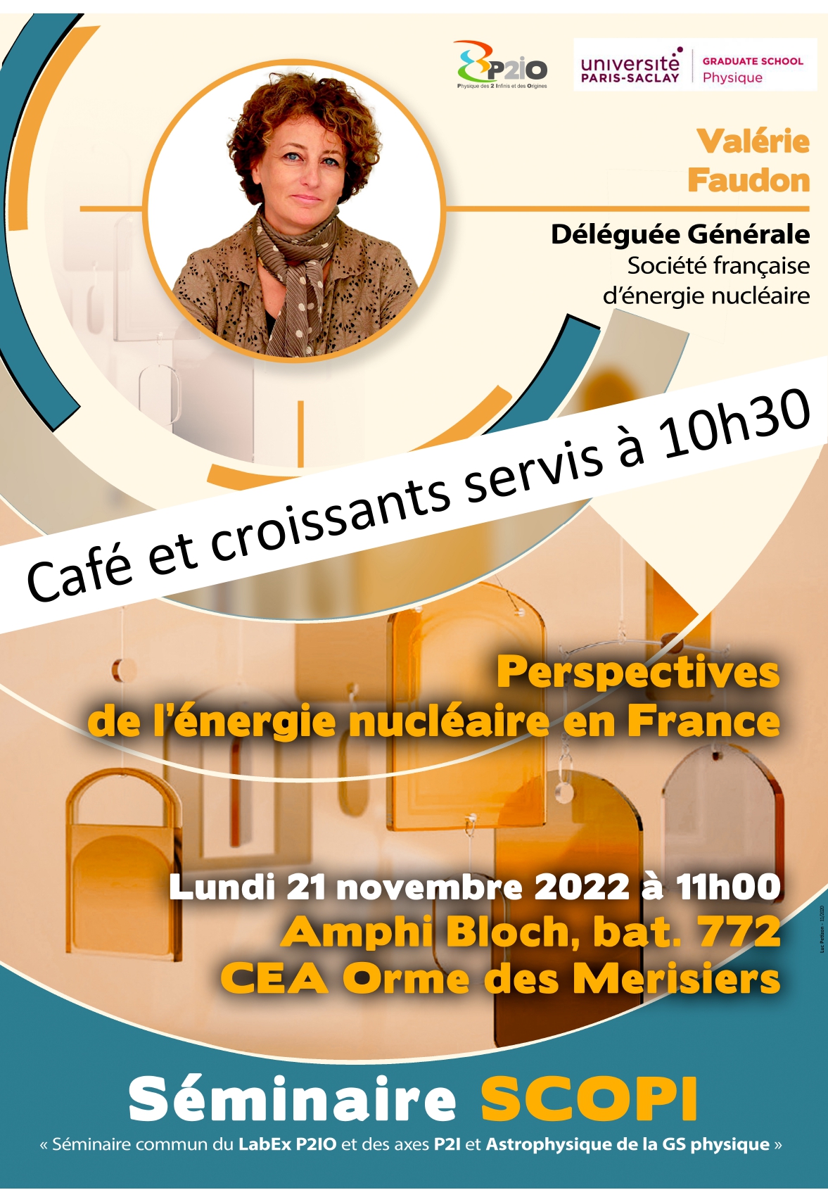 Le prochain séminaire SCOPI présenté par Valérie Faudon aura lieu le lundi 21 novembre à 10h30.